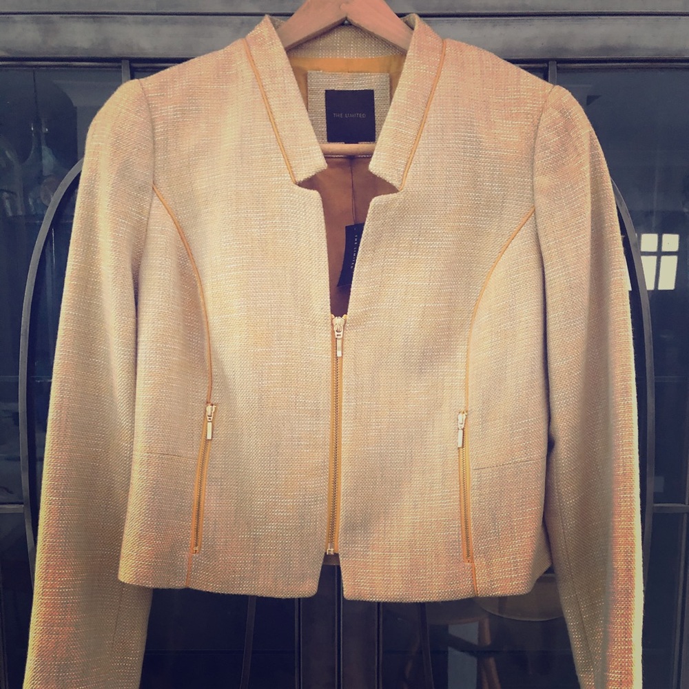 NWT The Limited cropped tweed jacket.